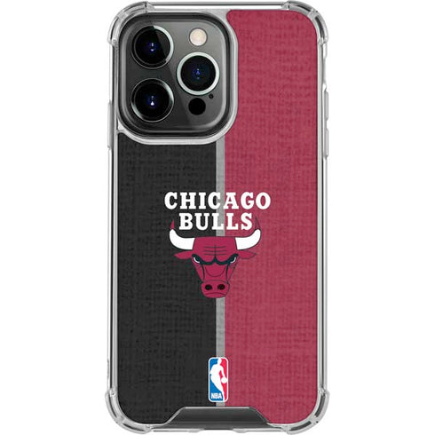 NBA Chicago Bulls Canvas iPhone 16 Pro Clear Case